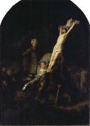 REMBRANDT Harmenszoon van Rijn, The Raising of the Cross